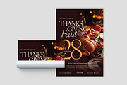 Thanksgiving Feast Flyer Template, a Flyer Template by BrandPacks (Thumbnail 3 of 5)