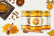 HONEY LABEL TEMPLATE, a Templates & Theme by ramzan.shaikh (Thumbnail 1 of 3)