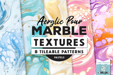 Acrylic Pour Marble Textures, a Wallpaper Graphic by Lindy_doodle
