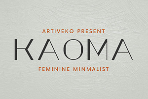 Kaoma - Minimalist San Serif Font