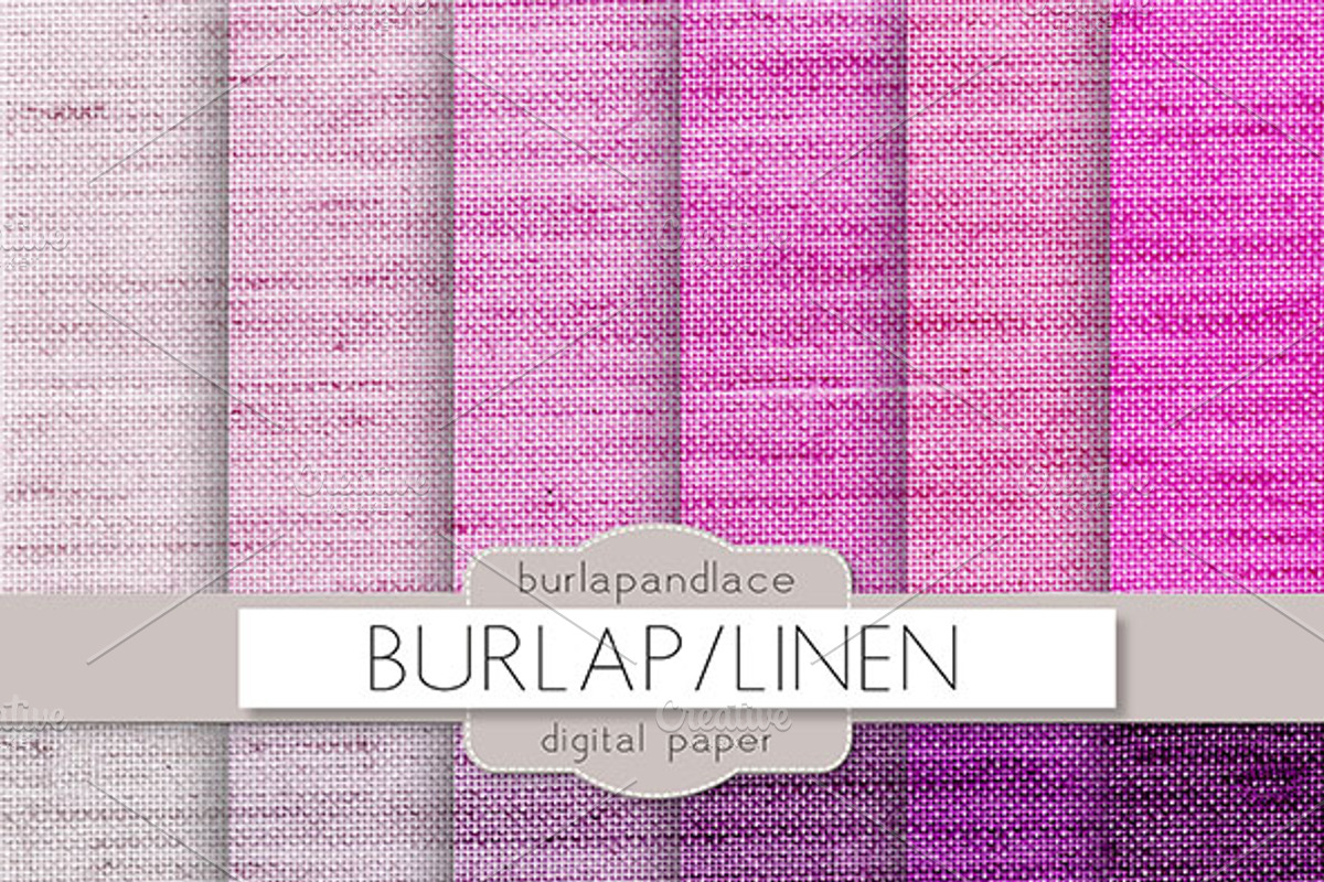 Burlap purple color