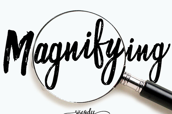 Magnifying Duo Handwritten Font preview 8
