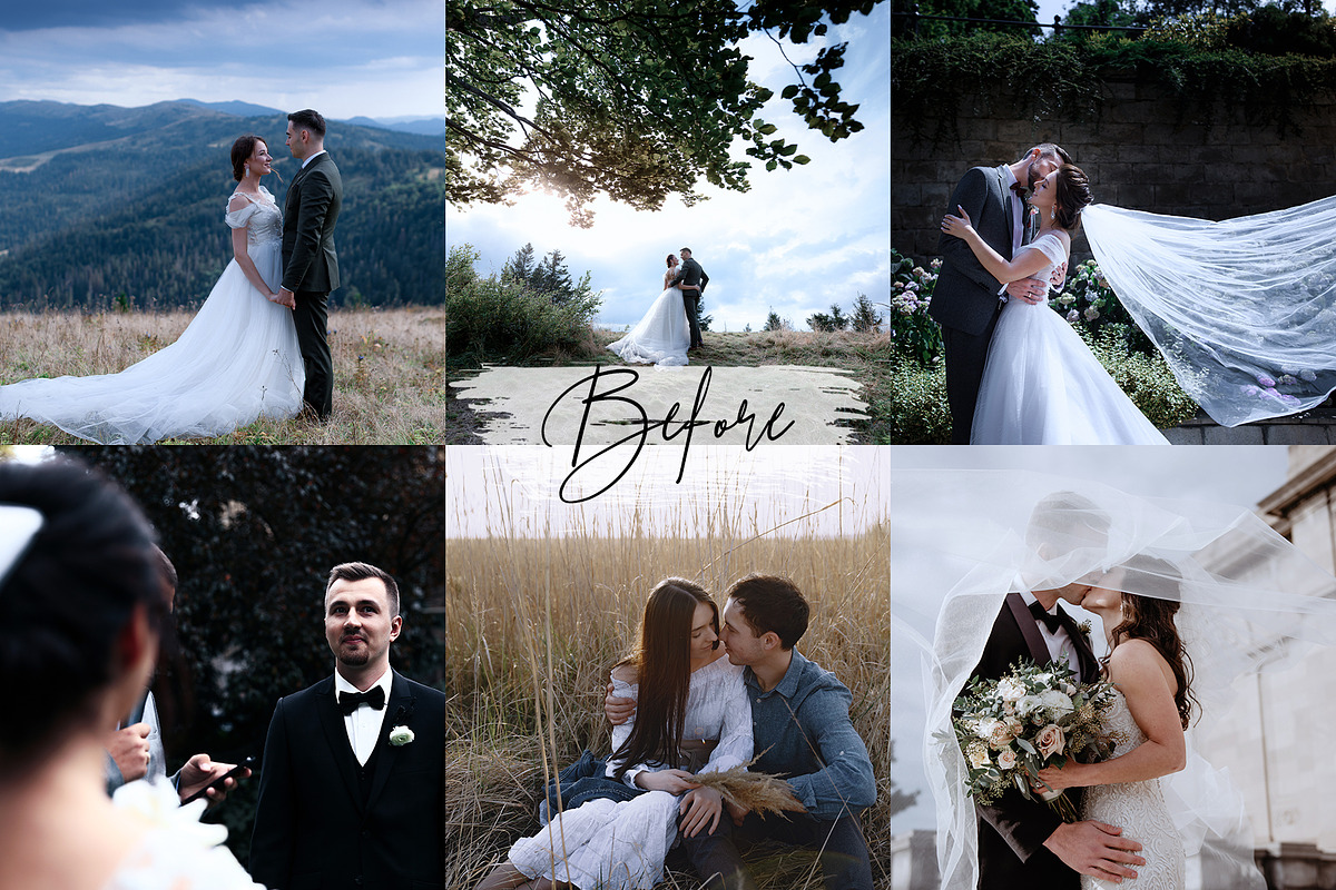 Rustic Wedding Lightroom Preset Pack, an Action Add-On by PixelHive Pro (Photo 2 of 16)