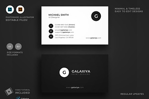 Minimal Corporate Business Card
