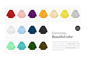 Baby Raincoat Mock-ups Set&Generator