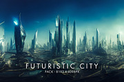 Futuristic city pack, a Technology Illustration by EMP Design (Thumbnail 1 of 4)