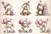 Funny Farm Animals Birthday Clipart, an Illustration by Digital Artistic99 (Thumbnail 2 of 11)