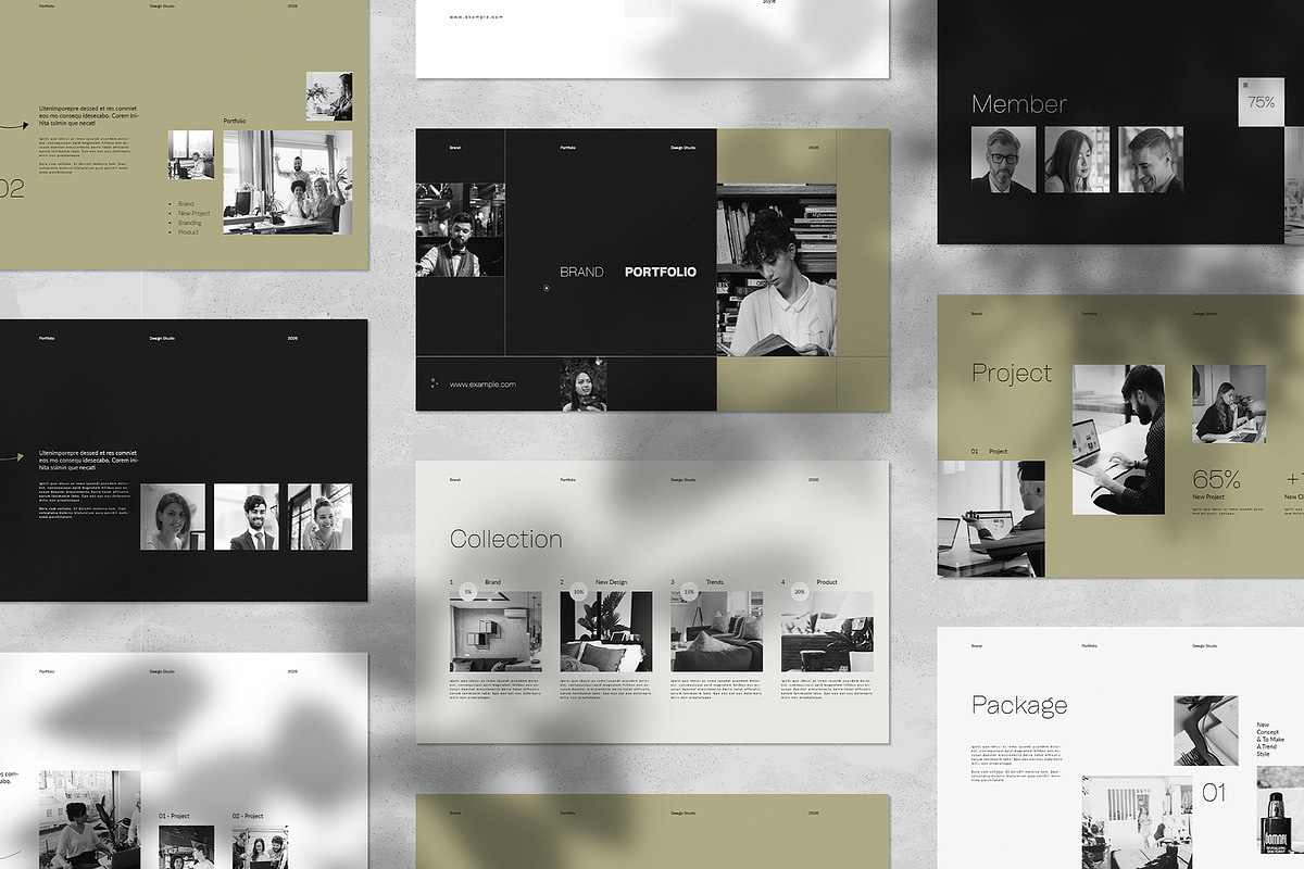 Portfolio Template, a Presentation Template by White Graphic (Photo 7 of 7)