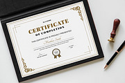 Certificate Design Template Layout, a Stationery Template by MightyDesign (Thumbnail 3 of 6)