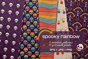 Spooky Rainbow Collection, a Pattern Graphic by Zim Varezhkin (Thumbnail 1 of 7)
