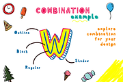 Corat Coret, a Font by kecikreative (Thumbnail 5 of 6)
