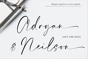 Elegant Signature – Casual Chic Font, a Script Font by RedyStudio (Thumbnail 7 of 15)