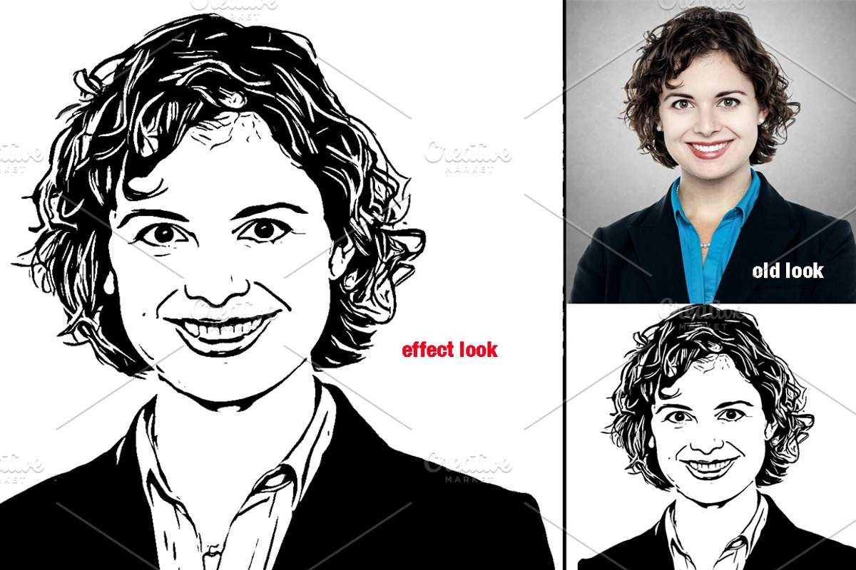 Portrait Cartoon Effect Action preview 8