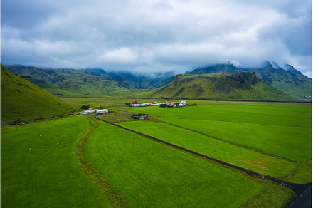 Aerial view of icelandic south coast, an Architecture Photo by Igor Tichonow