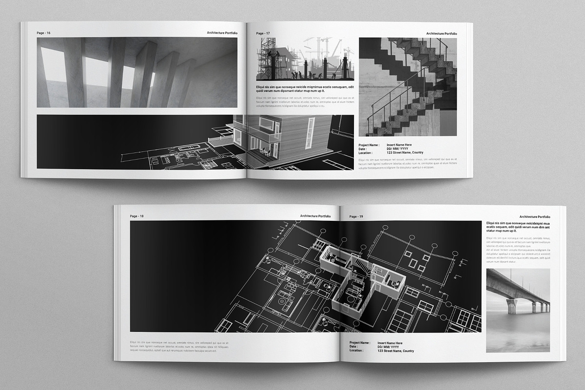 Architecture Portfolio Landscape, a Brochure Template by E-Type (Photo 7 of 8)