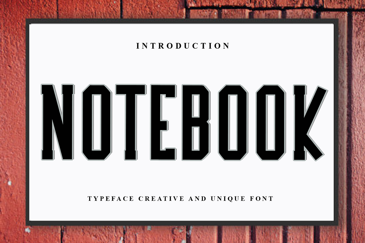 Notebook, a Script Font by FreshTypeINK (Photo 1 of 8)