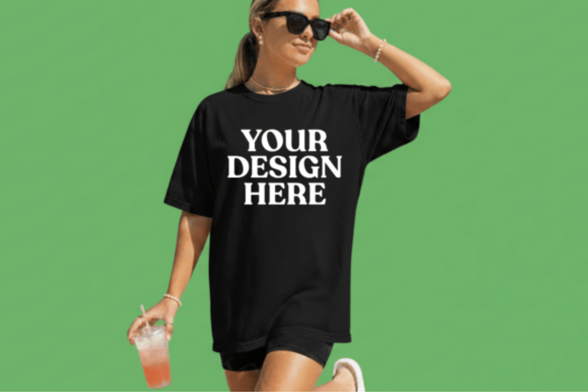 Oversized T-Shirt Mockup PSD, a Shirt Mockup by Akrinity Digital (Photo 1 of 3)