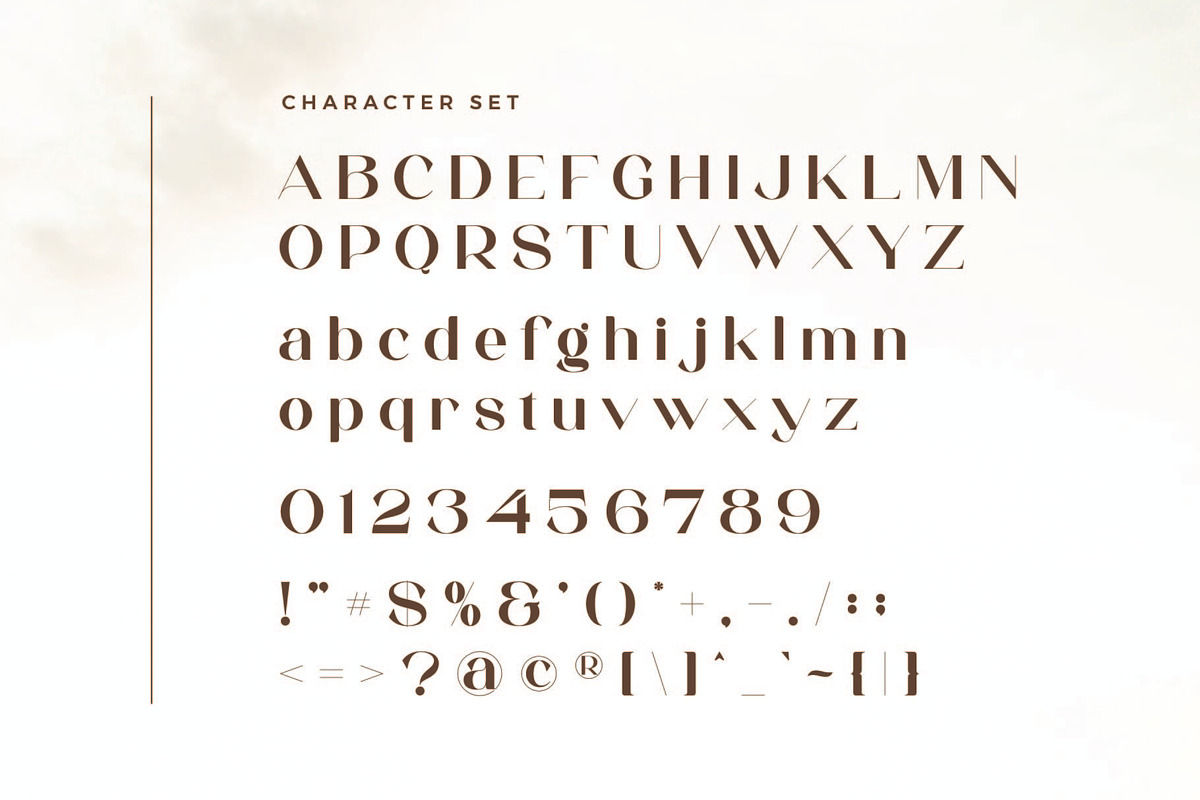 Brigitta - Modern Sans Serif, a Sans Serif Font by Aqeel_Art (Photo 8 of 9)