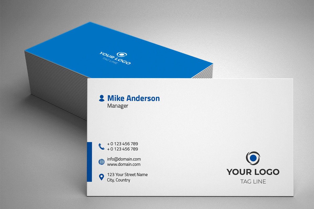 Minimal Business Card, a Business Card Template by designSultan (Photo 1 of 4)