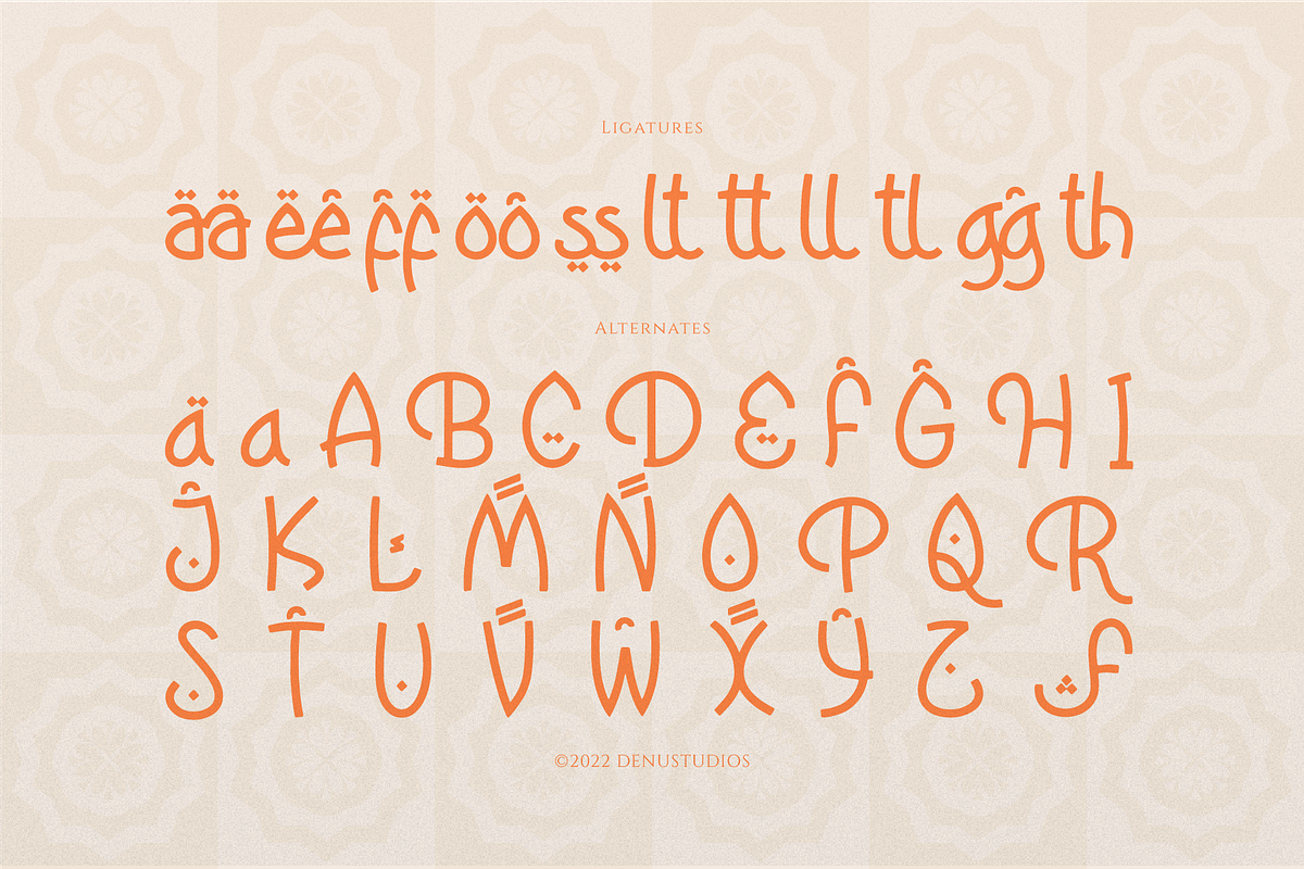 Raqasy | Hand Drawn Arabic, a Script Font by Denustudios (Photo 12 of 12)