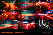 Motion Curvy Urban Roads. 77 images, an Abstract Photo by Handmadefont (Thumbnail 2 of 15)