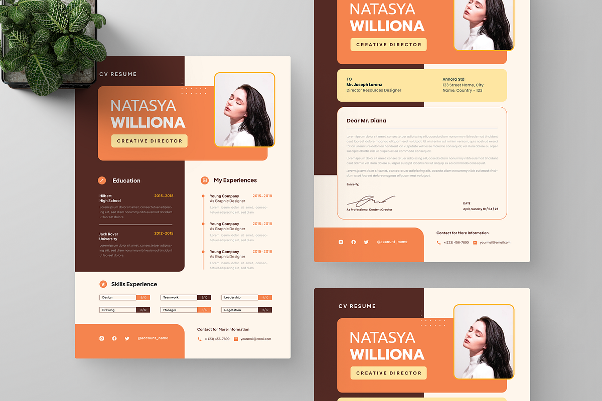 Bereta Creative Director CV Resume, a Resume Template by Annora Studio (Photo 5 of 5)