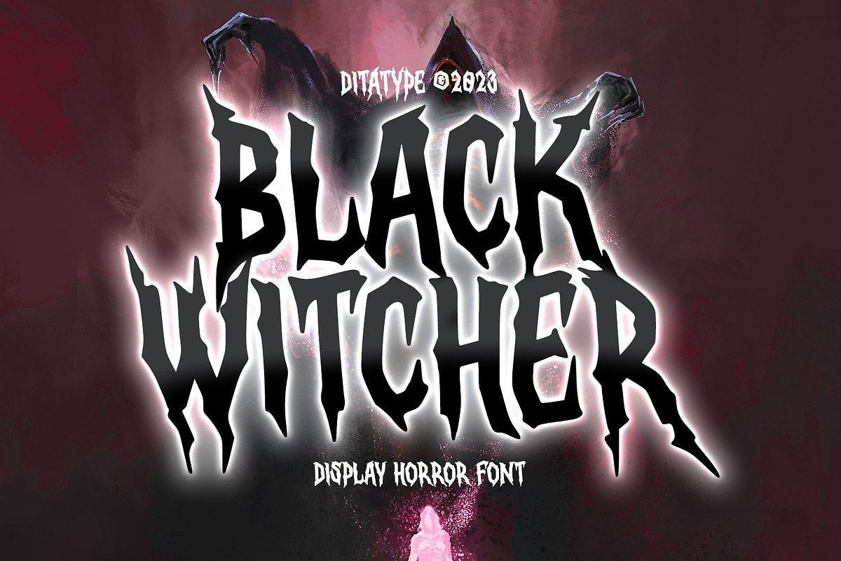 Black Witcher, a Handwritten Font by Ditatype (Photo 1 of 10)