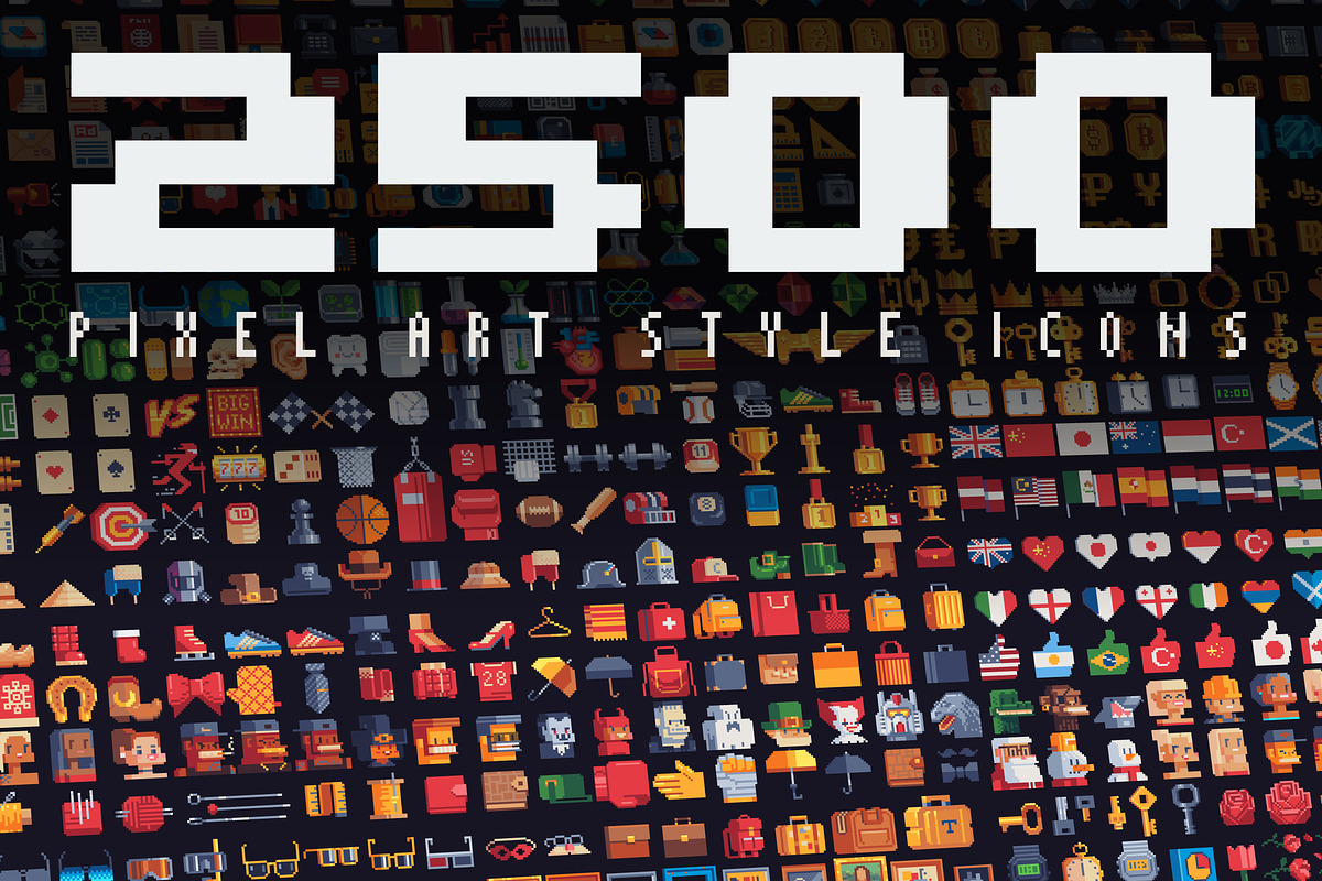 2500 - Icons Mega Bundle, an Icon by Poloviiinkin (Photo 1 of 9)