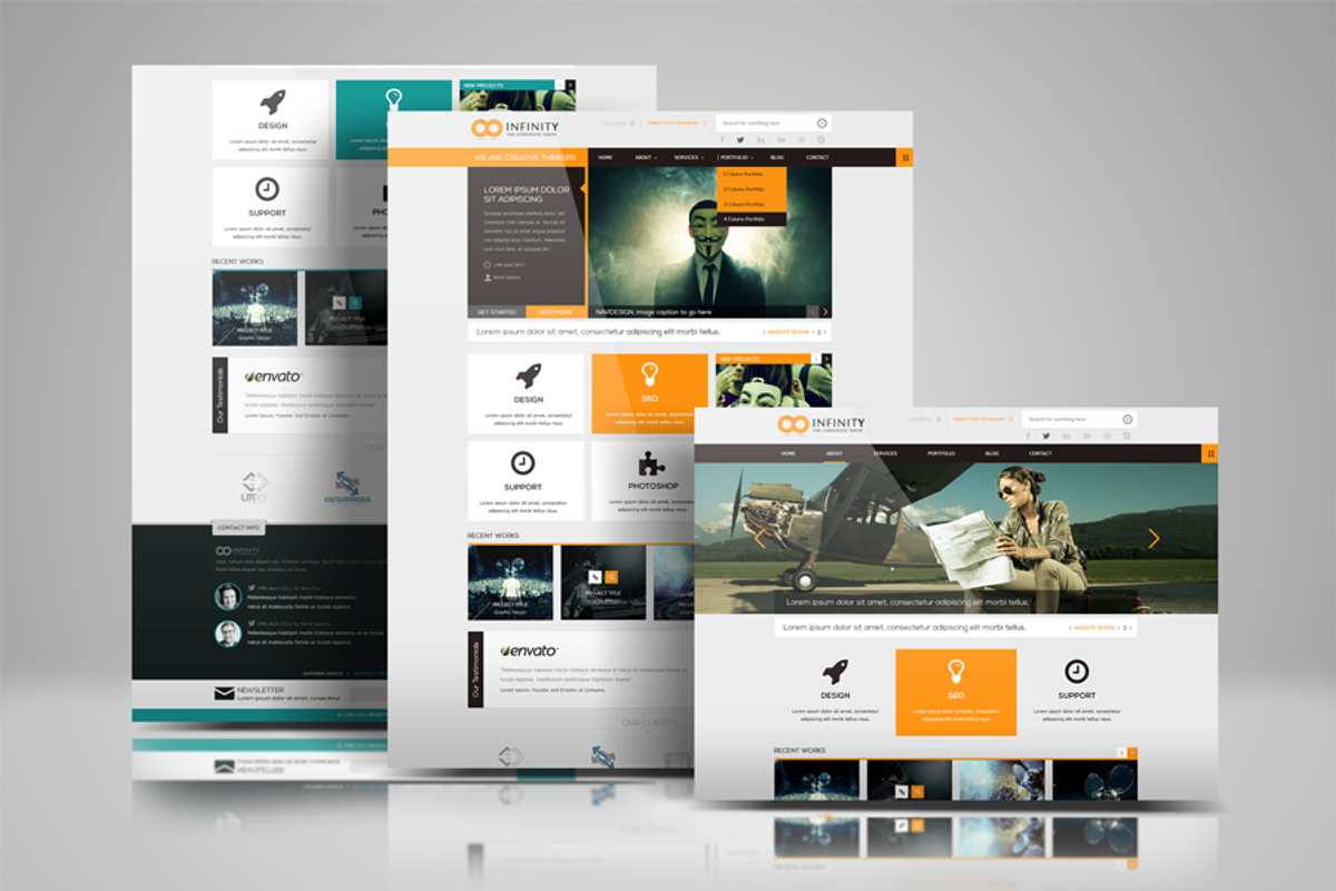 Website Showcase Mock-Ups, a Device Mockup by RgraphicsDesign (Photo 2 of 6)
