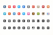 Dead-Simple Social Media Icons, an Icon by Brian Reavis (Thumbnail 1 of 3)