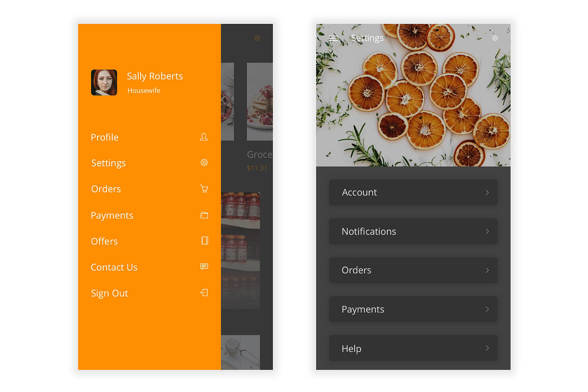 Grocery Shopping Store Figma UI Kit, an UI Kit Template by themelove