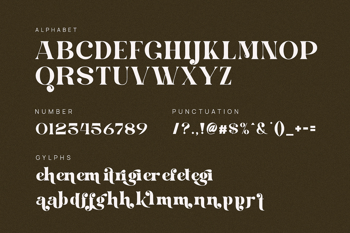 Cegifen Vintage Ligature Serif Font, a Serif Font by Perfectype (Photo 6 of 6)