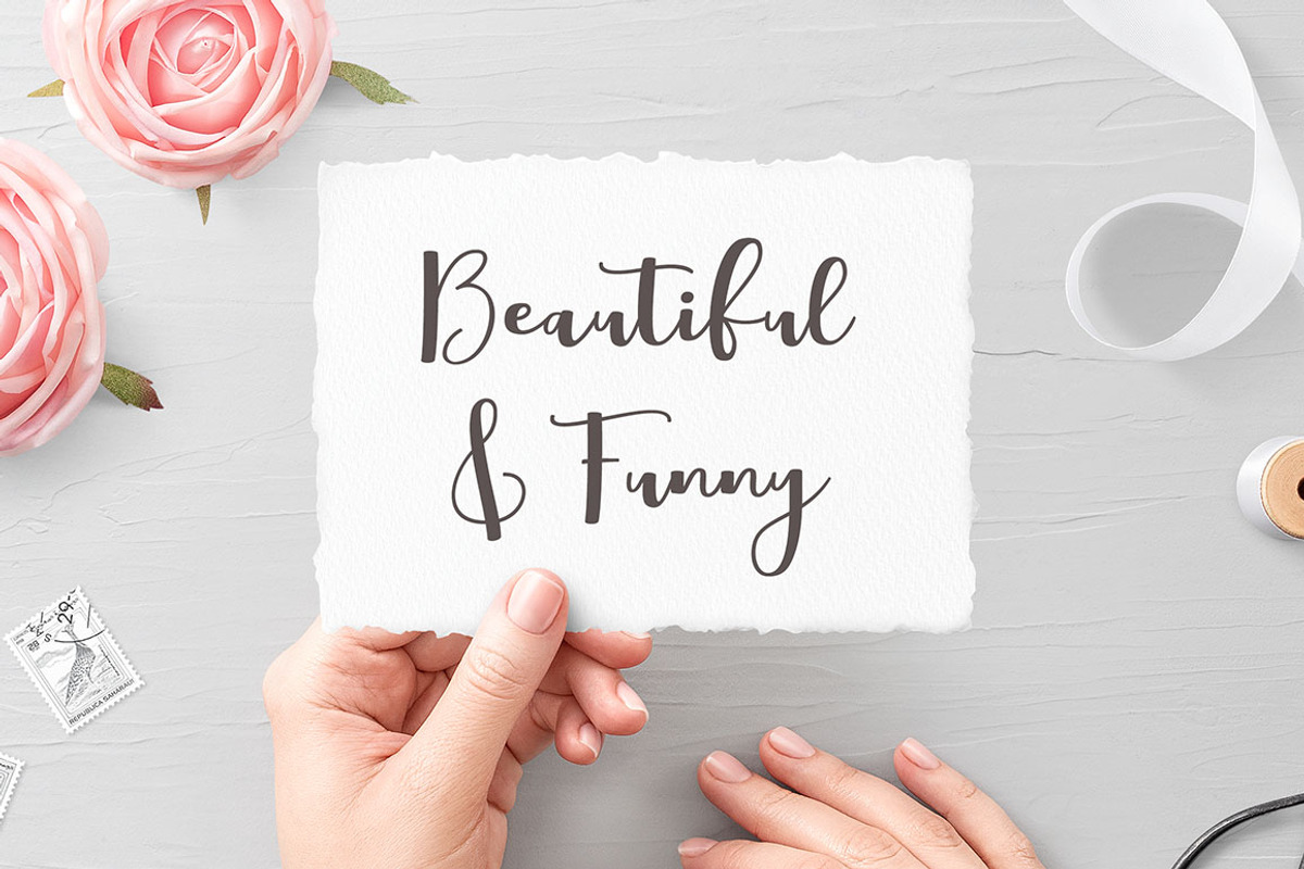 Boulevard Script Font preview 2