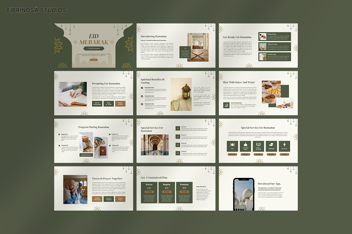 Eid Mubarak Celebration, a Presentation Template by FIBRINOSÄ (Photo 2 of 2)