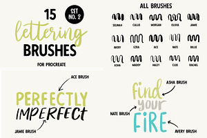 LETTERING BRUSH BUNDLE For Procreate