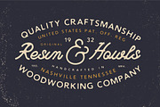 10 Vintage Americana Logos, a Branding & Logo Template by Chad Alan Steinborn (Thumbnail 3 of 10)