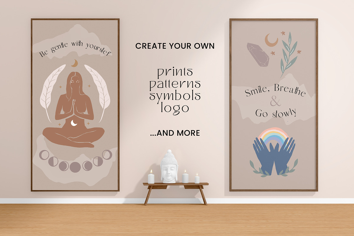 Self Care, Yoga & Mindfulness, a Healthcare Illustration by Camara Design (Photo 6 of 9)
