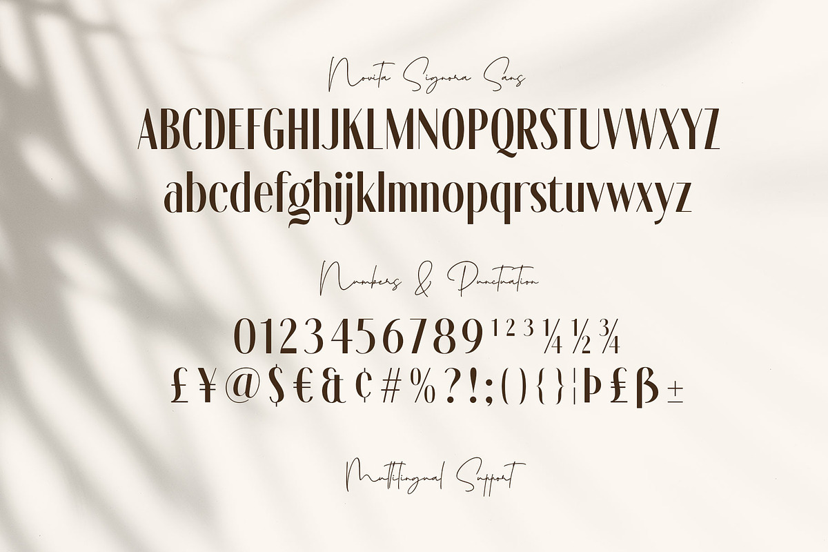 Novita Signora - Font Duo, a Sans Serif Font by Arterfak Project (Photo 12 of 15)