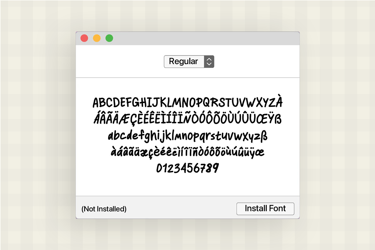 Happy Caps Handwriting Font, a Handwritten Font by Nonceni (Photo 9 of 11)