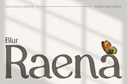 Raena Blur, a Serif Font by Craft Supply Co. (Thumbnail 1 of 8)