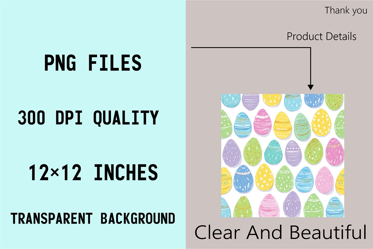 Easter Colors Digital Paper Pattern, a Pattern Graphic by SVGArt (Photo 5 of 8)
