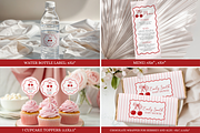 Cherry On Top Baby Shower Bundle, a Stationery Template by VeliusCreativeStudio (Thumbnail 6 of 8)