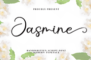 Jasmine | Script Font, a Handwritten Font by Scratchones (Thumbnail 1 of 9)