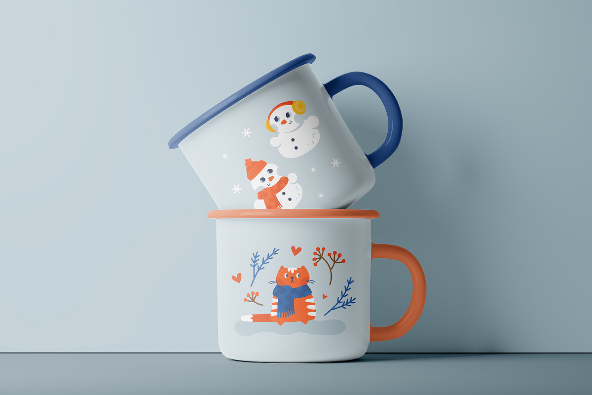 Jolly Winter | Vector collection, a Seasonal Illustration by katieromanoff_art (Photo 7 of 12)