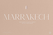 Marrakech - Modern & Exotic serif, a Serif Font by Alubia design (Thumbnail 1 of 10)