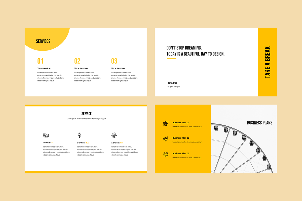 LEMON - Google Slide Presentation, a Presentation Template by Pixelz Studio (Photo 4 of 18)