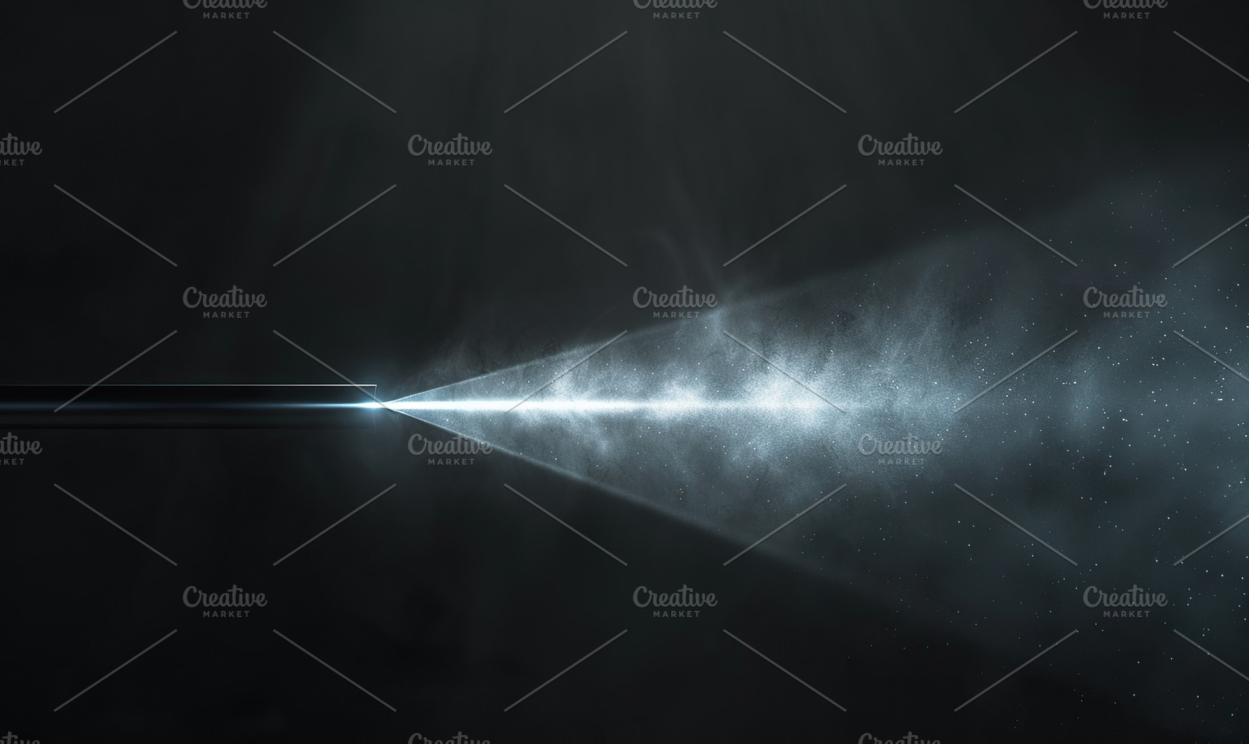 A powerful sunbeam shining through a, a Photo by LOGOCREATIVE