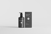 Black & White Mockups - Pump Bottles, a Packaging Mockup by pmvch (Thumbnail 111 of 160)
