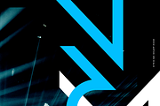 Atom - Sharp edge Future Scifi font, a Sans Serif Font by MoonBandit (Thumbnail 4 of 8)