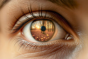 autumn forest in an eye, a Nature Photo by rarrarorro (Thumbnail 1 of 2)